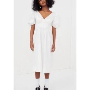 For Love & Lemons Jocelyn Midi Dress Womens Sz Large